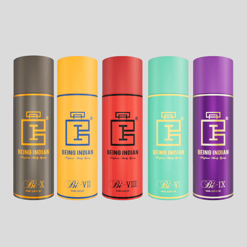 Deodorant Combo Set (Pack of 5) – X, VII, VIII, VI & IX | 150ml Each