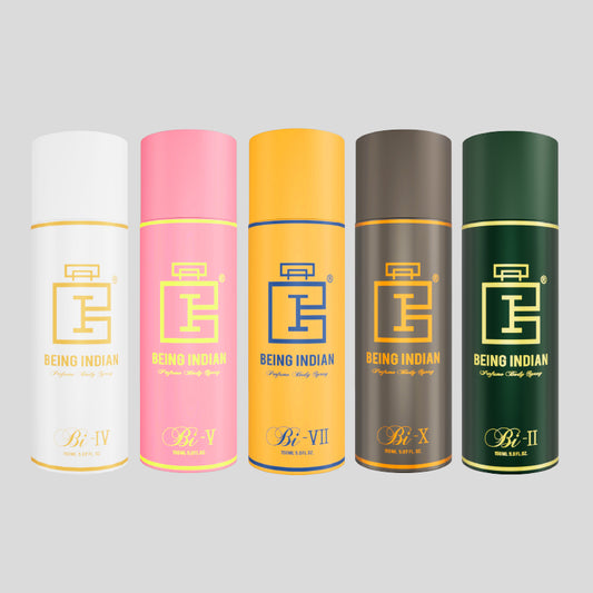 Deodorant Combo Set (Pack of 5) – IV, V, VII, X & II | 150ml Each