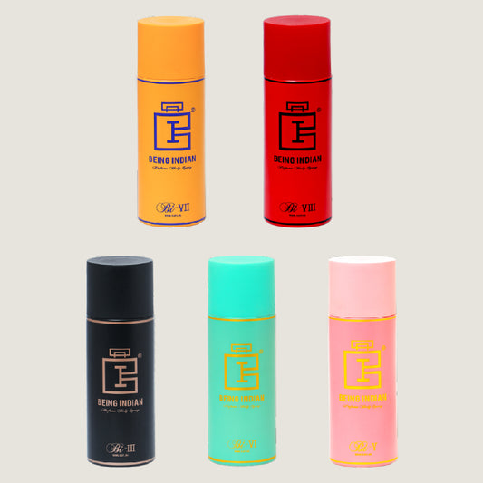 Deodorant Combo Set For Men (Pack Of 5) - 150ml Each