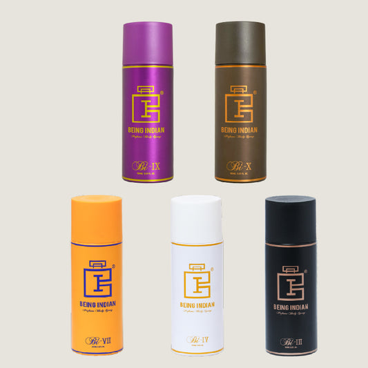 Deodorant Combo Set For Men (Pack Of 5) - 150ml Each