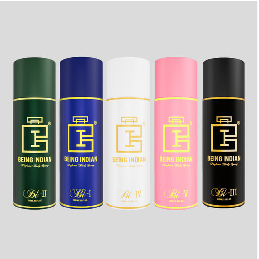 Deodorant Combo Set (Pack of 5) – II, I, IV, V & III | 150ml Each