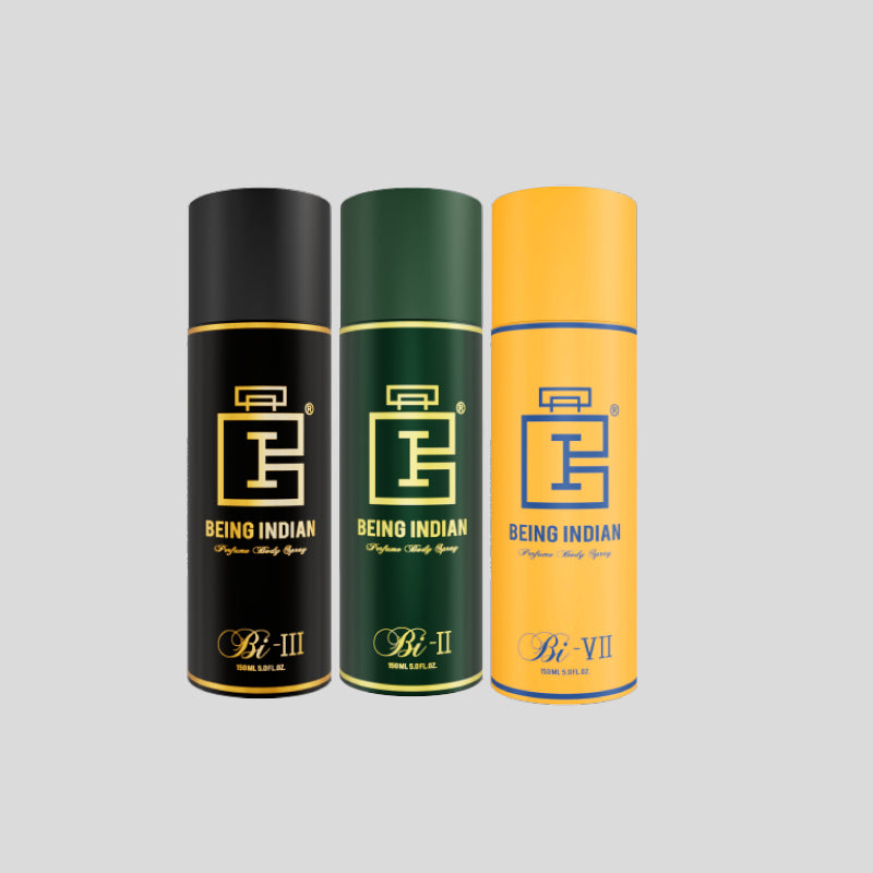 Deodorant Combo Set (Pack of 3) – BI-III, BI-II & BI-VII | 150ml Each